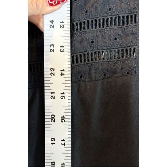 NWT Skingraft Modern Goth Dark Cottagecore Tiered Frill Long Sleeve Smock Dress - Picture 11 of 15